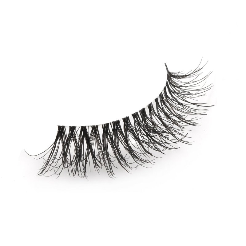 human hair fox eye lashes strip