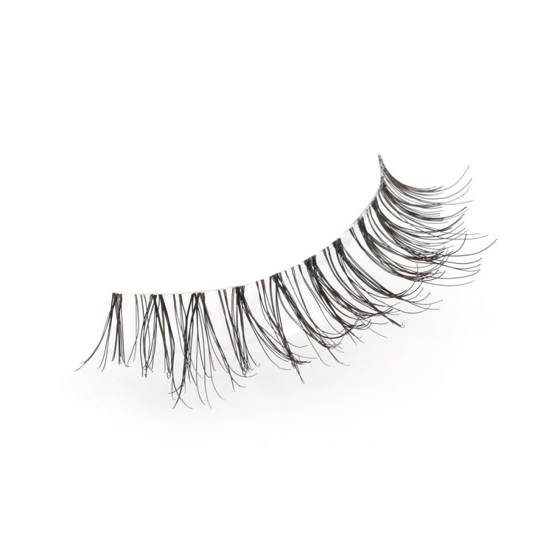 Natural human hair lashes strip