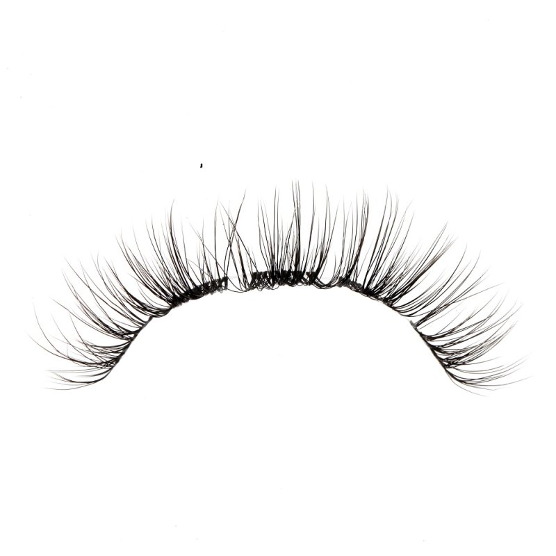 Clear band volume strip eye lashes