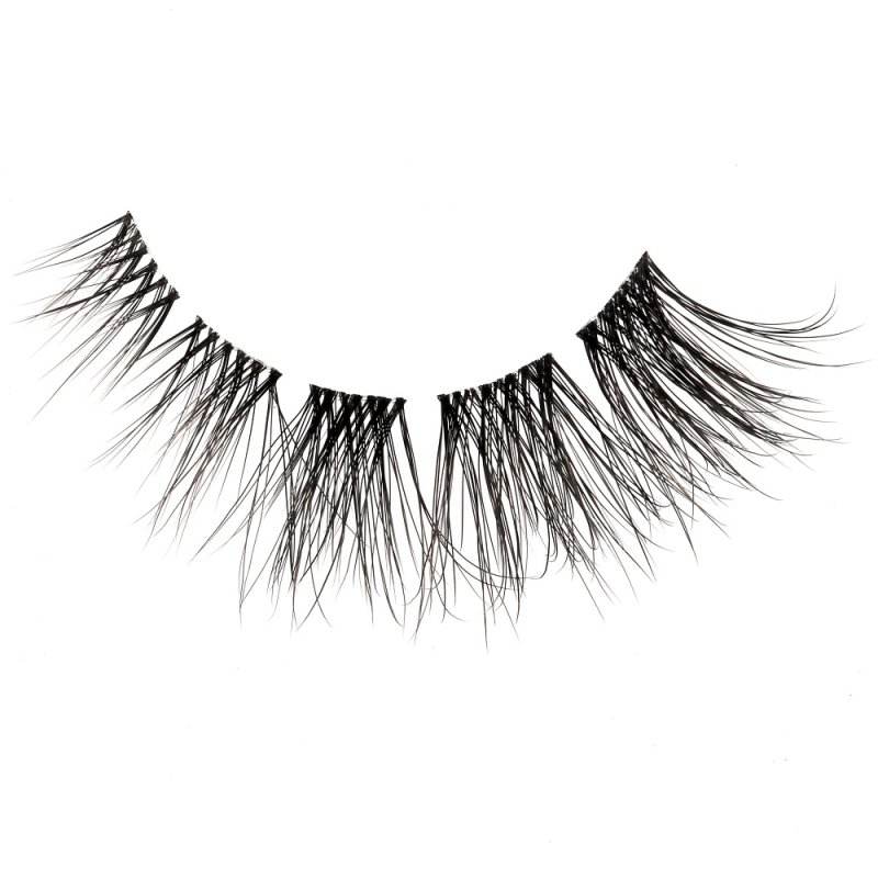 Clear band fluffy strip lashes