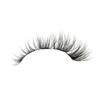 Clear band 3d fluffy strip lashes