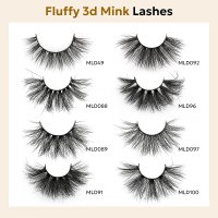 20-25mm fluffy mink lashes