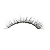 3d mink wispy lashes wearing effect