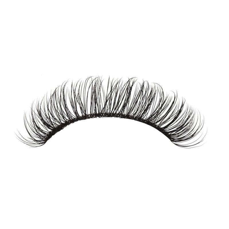 dd curl russian lashes strip wearing effect