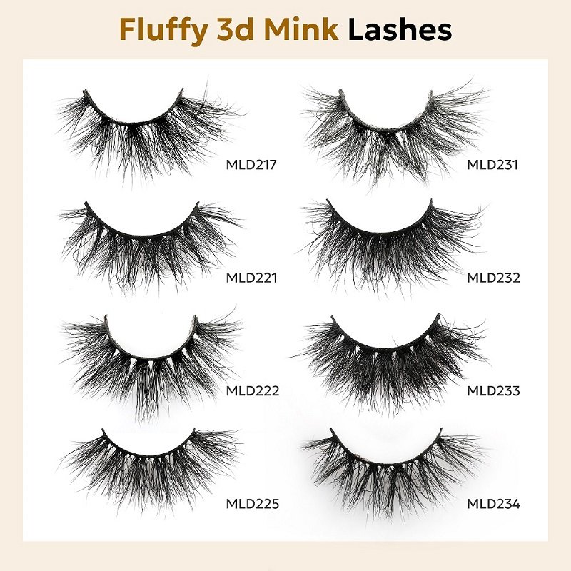 100% mink lashes strip