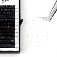 m curl volume eyelash extension tray