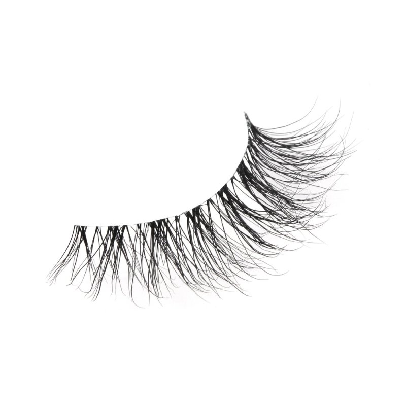 Natural mink clear band lashes strip