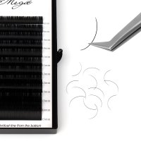 D curl matte flat lash extension