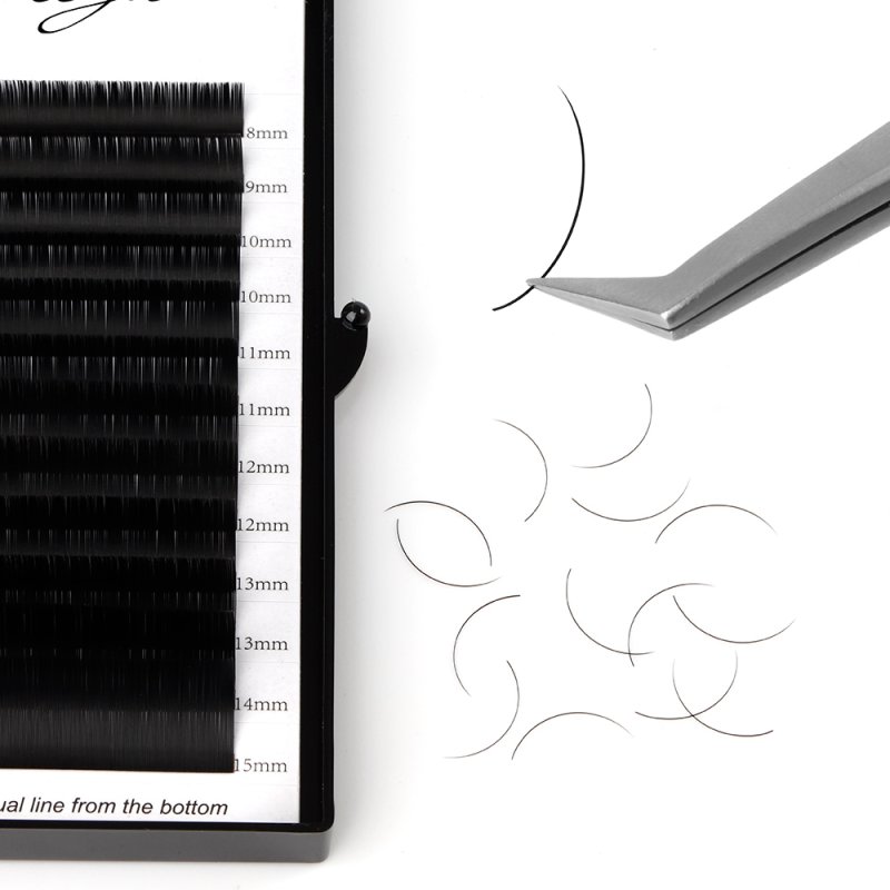 CC curl flat lash extension