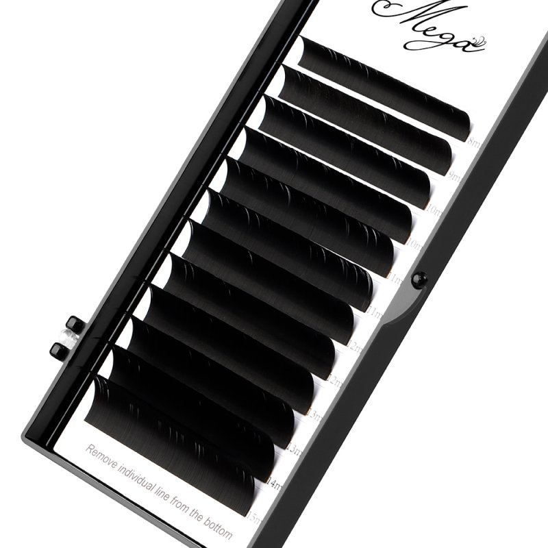 C curl flat lash extension