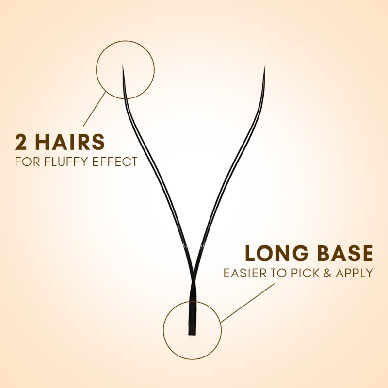 yy lashes fan detail