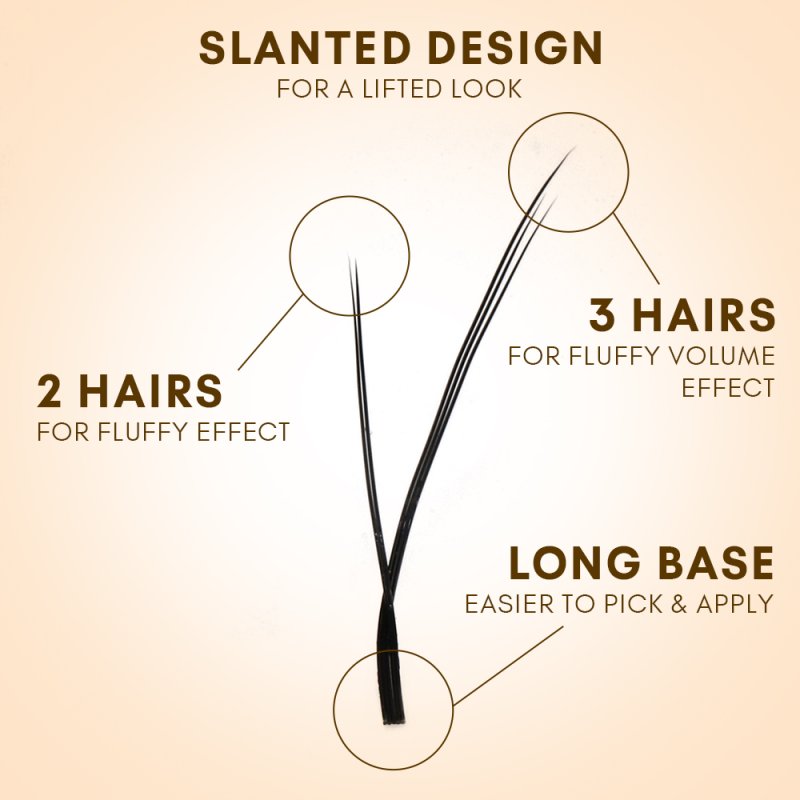 foxy flying yy lashes fan detail