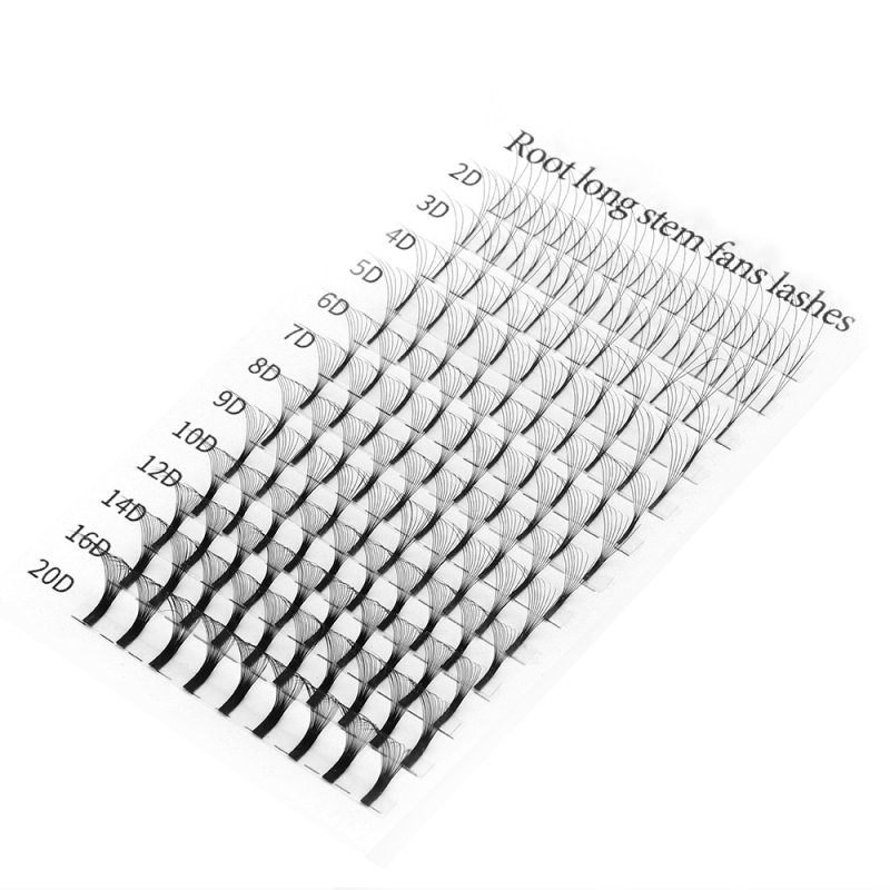 long stem premade fans volume lash extension