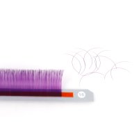 purple individual lashes