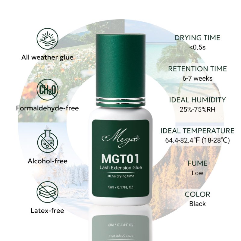 low humidity lash glue