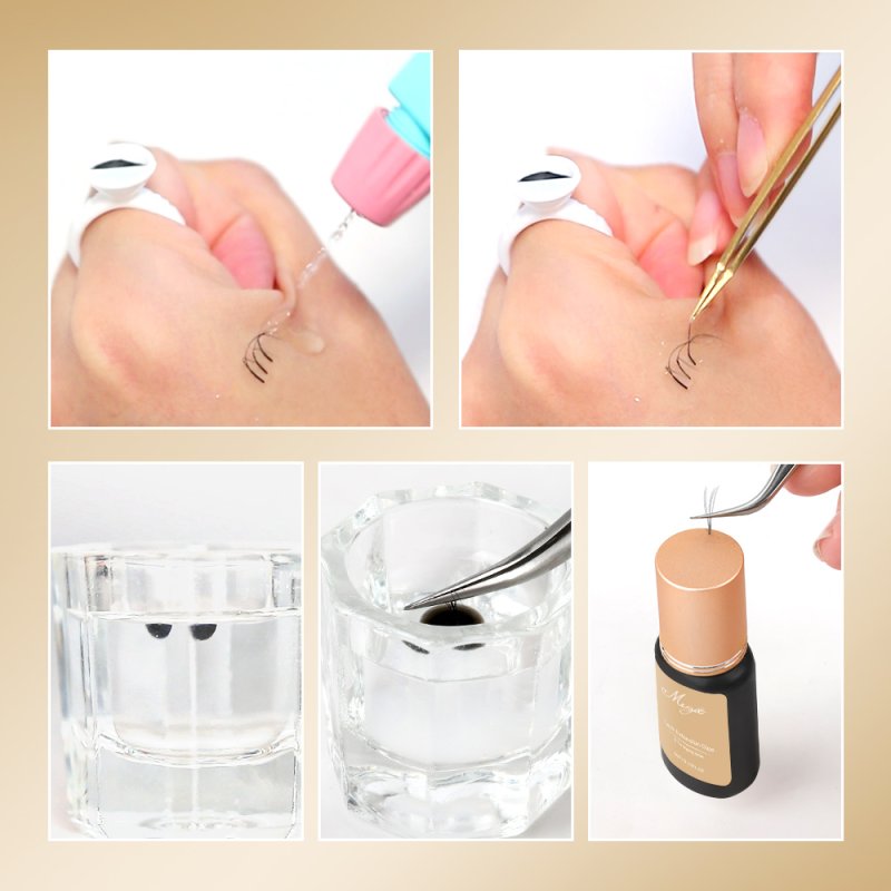 black eyelash extension glue waterproof strong hold