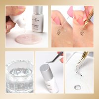 clear eyelash extension glue waterproof strong hold