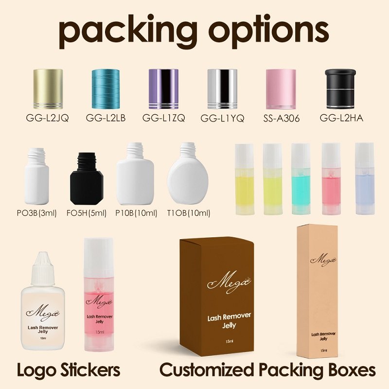 lash remover gel private label