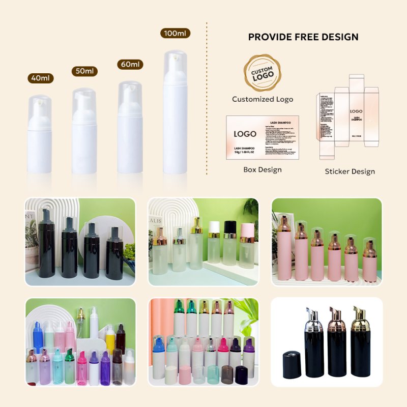 lash shampoo cleanser foam private label