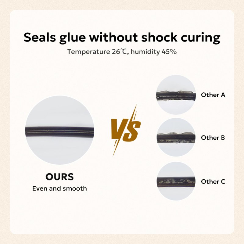 lash extension super bonder Seals glue without shock curing