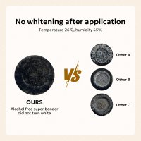 lash bonder No whitening after application