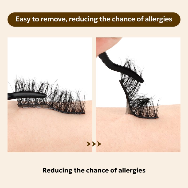 easy to remove pre glued eye lashes