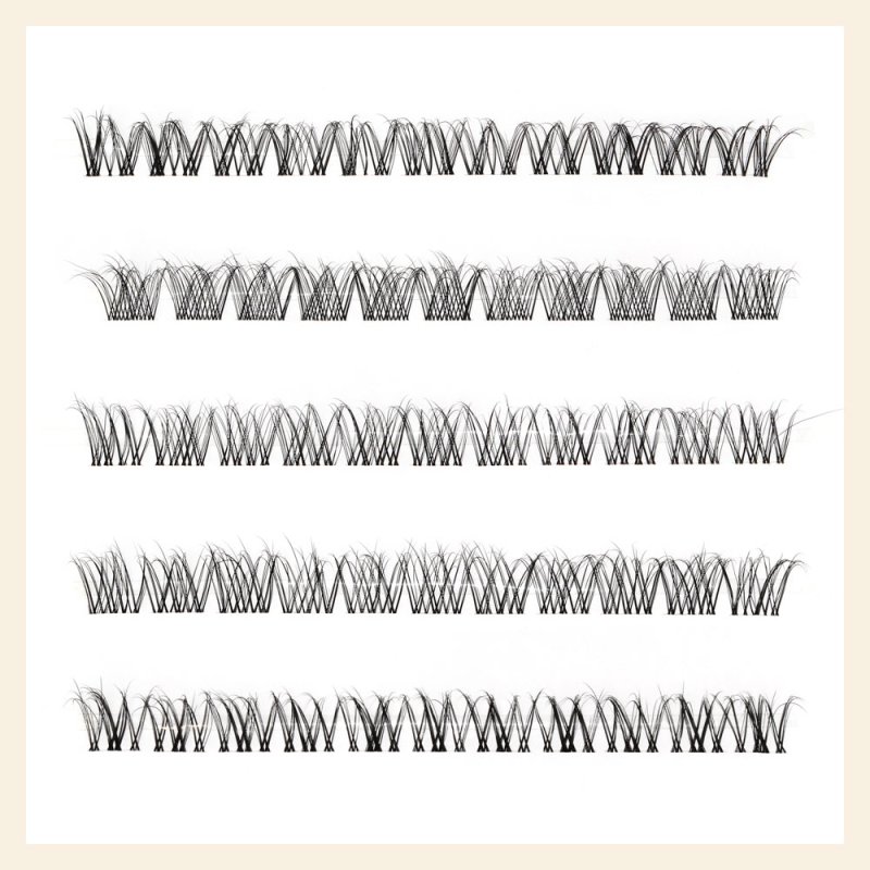natural diy cluster lash extension