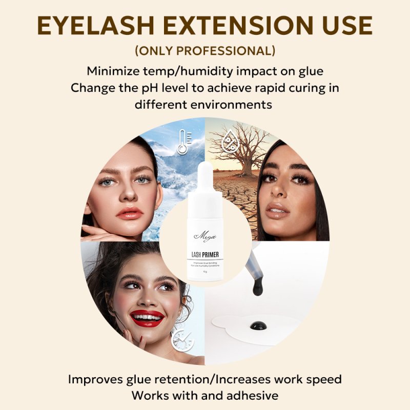The lash primer can be used in any environment.