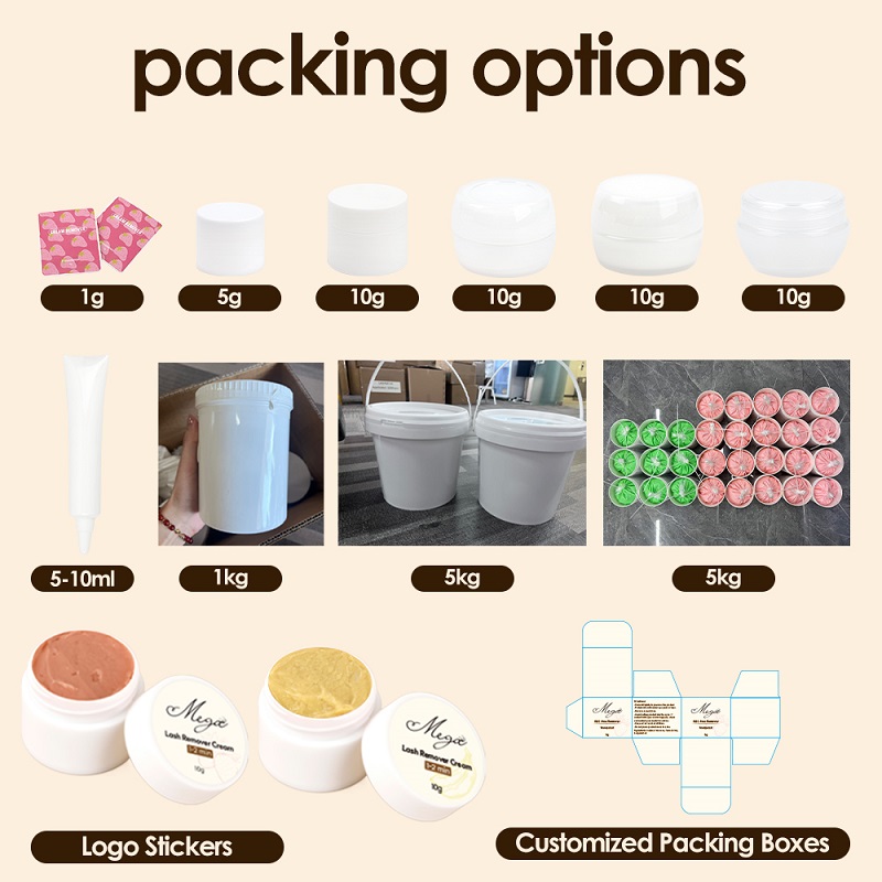 lash remover cream private label