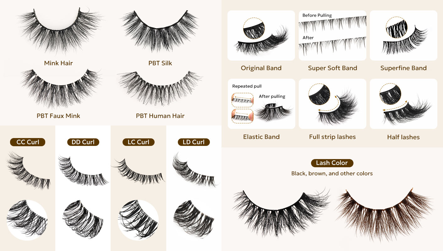 Custom strip lashes private label